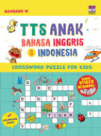 Image of TTS Anak Bahasa Inggris & Indonesia: Crossword Puzzle for Kids